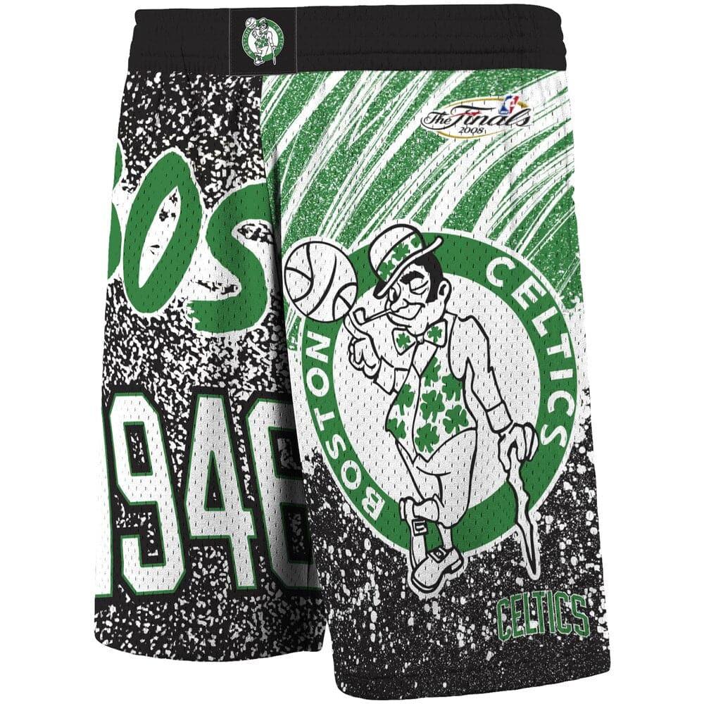 Mitchell And Ness Shorts Boston Celtics Mitchell & Ness NBA Jumbotron Subliminated Shorts