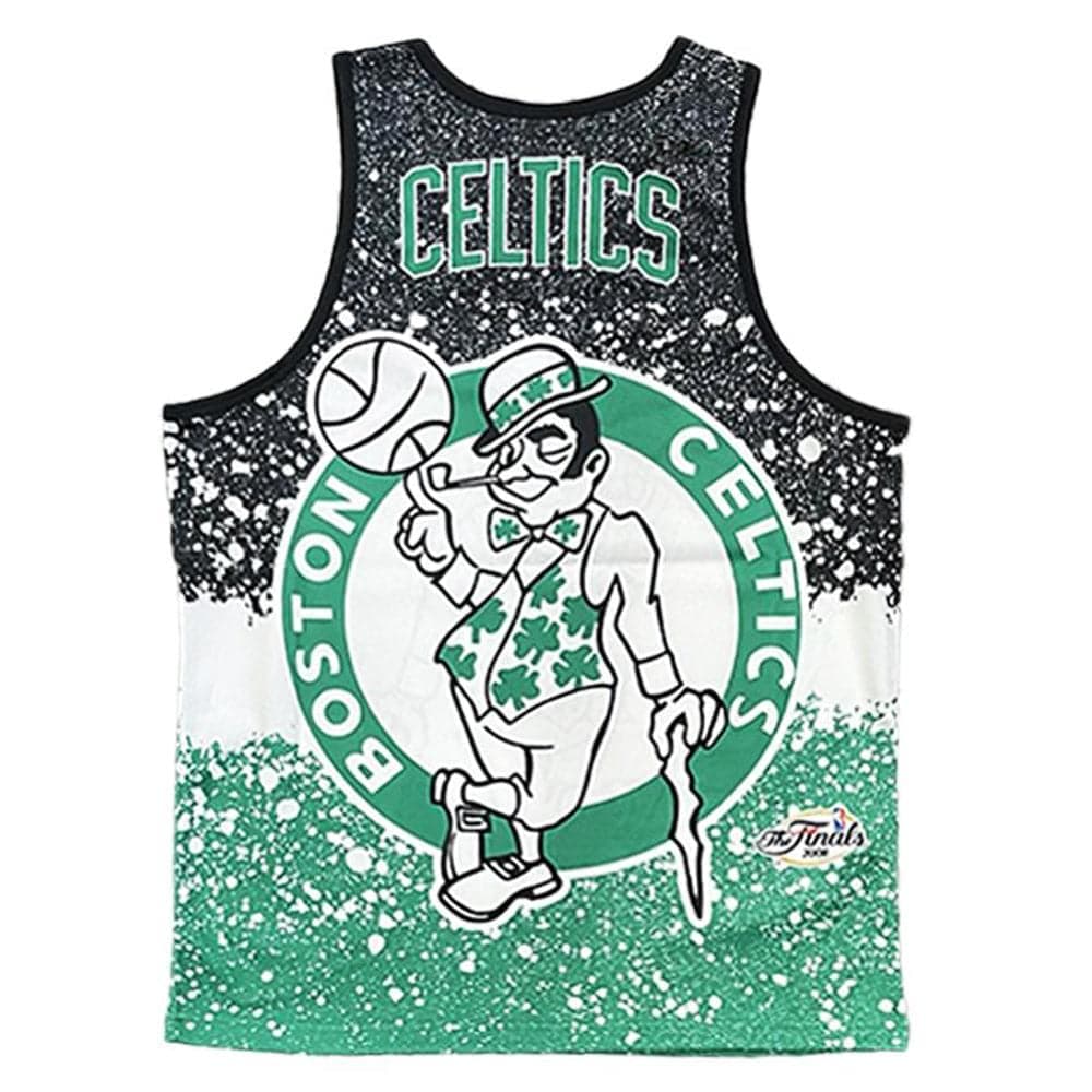 Mitchell And Ness T-Shirts Boston Celtics Mitchell & Ness NBA Jumbotron Subliminated Tank Top