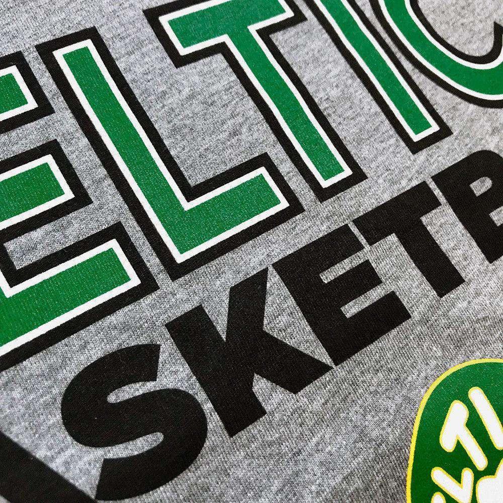 Mitchell And Ness T-Shirts Boston Celtics Mitchell & Ness NBA Pure Shooter T-Shirt - Grey