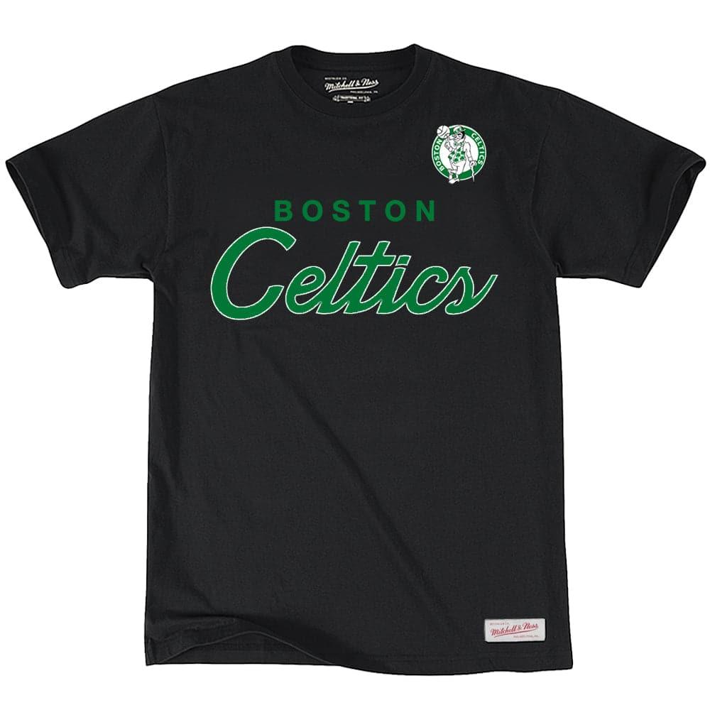 Mitchell And Ness T-Shirts Boston Celtics Mitchell & Ness NBA Special Script T-Shirt - Black
