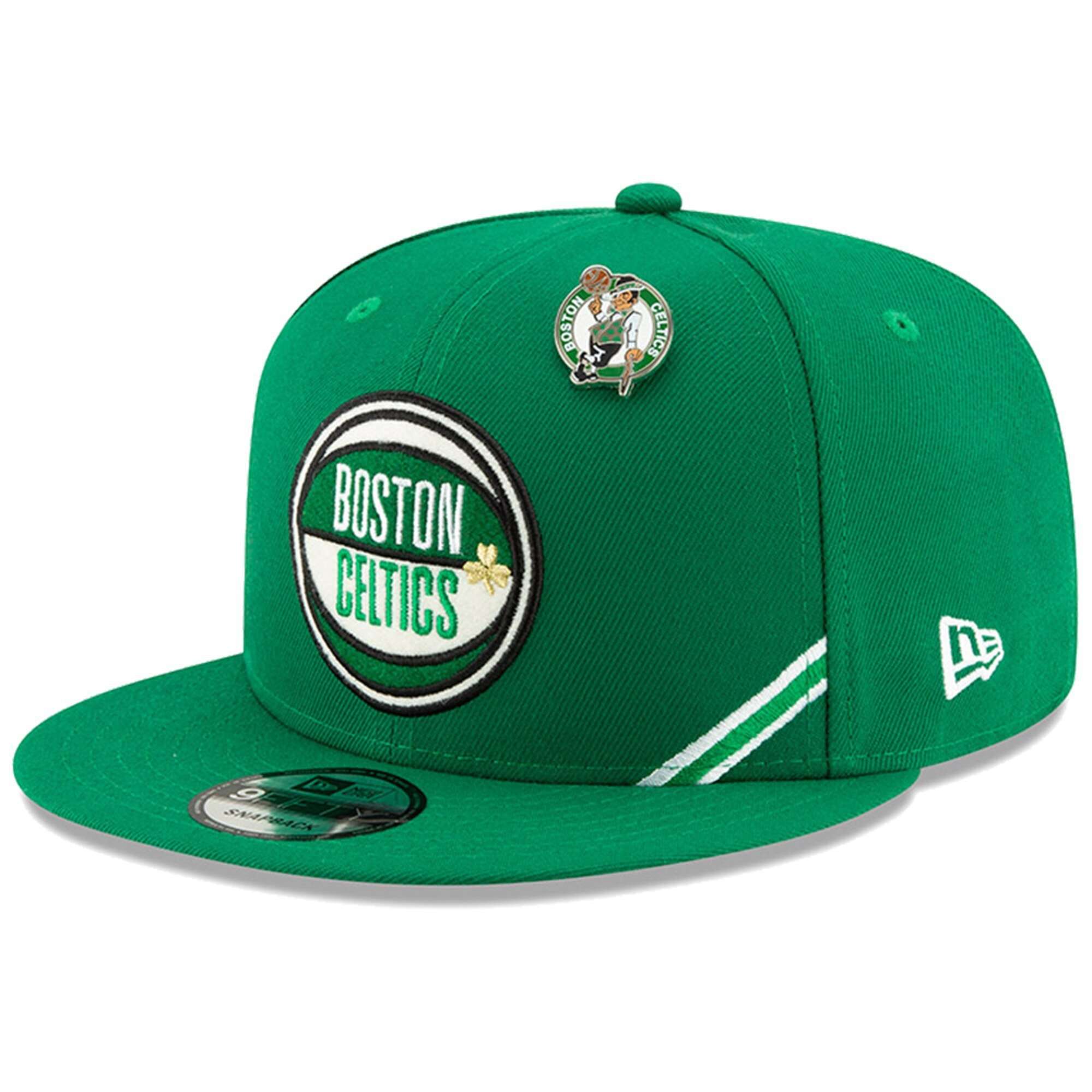 New Era Caps Boston Celtics New Era 2019 NBA Draft 9FIFTY Snapback Hat - Green