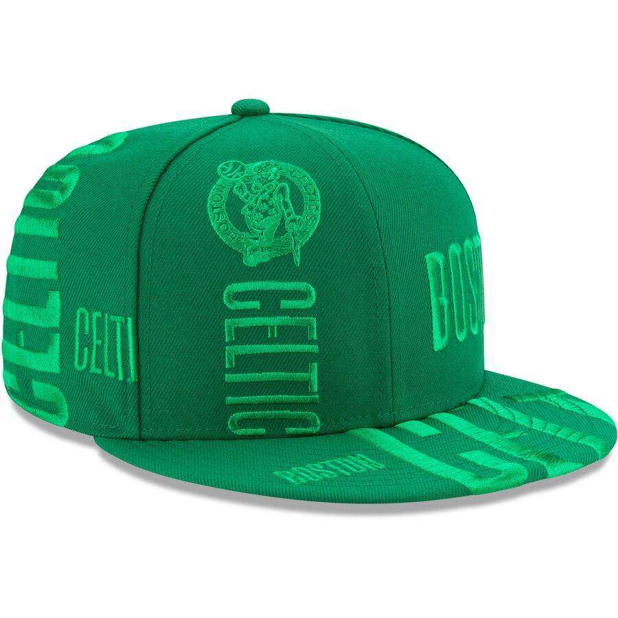 New Era Caps Boston Celtics New Era NBA 2019 Tonal Tip-Off 9FIFTY Snapback Hat - Green