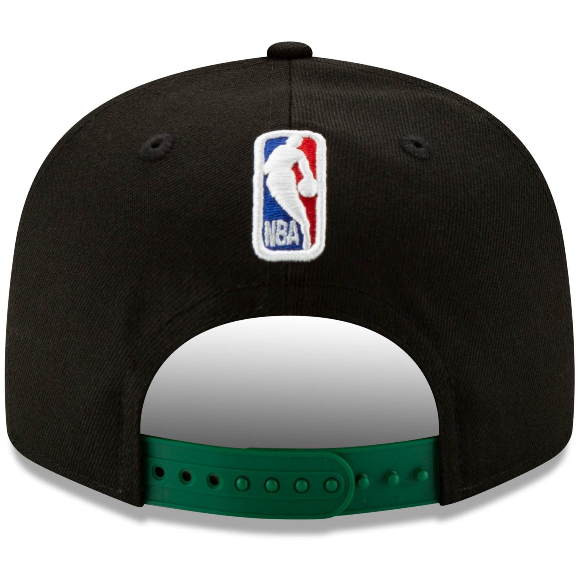 New Era Caps Boston Celtics  New Era NBA 2020 Back Half 9FIFTY Snapback Hat - Black