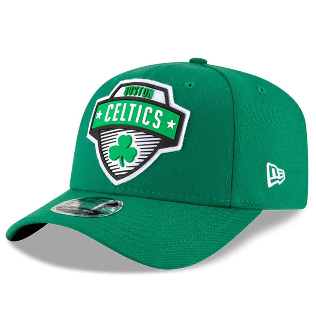 New Era Caps Boston Celtics New Era NBA 2020 Tip-Off 9FIFTY Stretch-Snap Curve Hat - Green