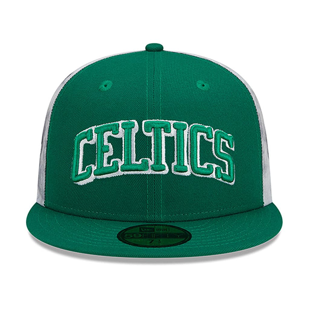 New Era Caps Boston Celtics New Era NBA 21-22 City Edition 59FIFTY Fitted Hat - Green