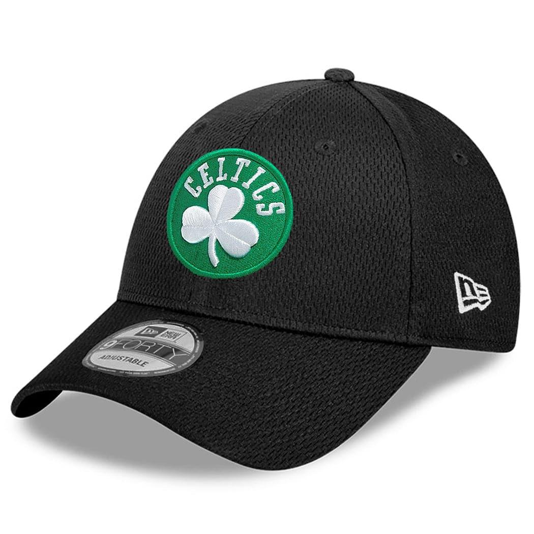 New Era Caps Boston Celtics New Era NBA Alt Dash Mesh 9FORTY Snapback Hat - Black