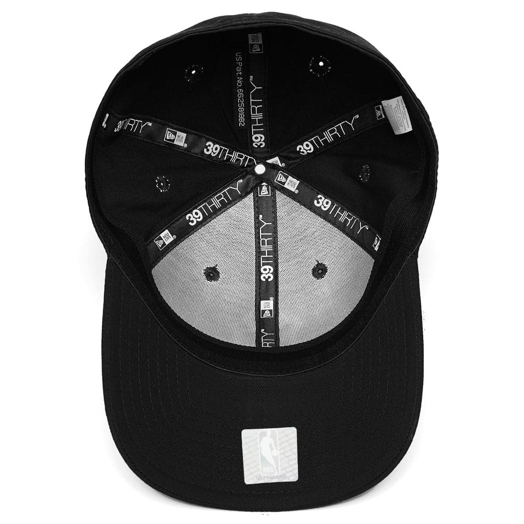 New Era Caps Boston Celtics New Era NBA Amber Logo 39THIRTY Curve Hat - Black