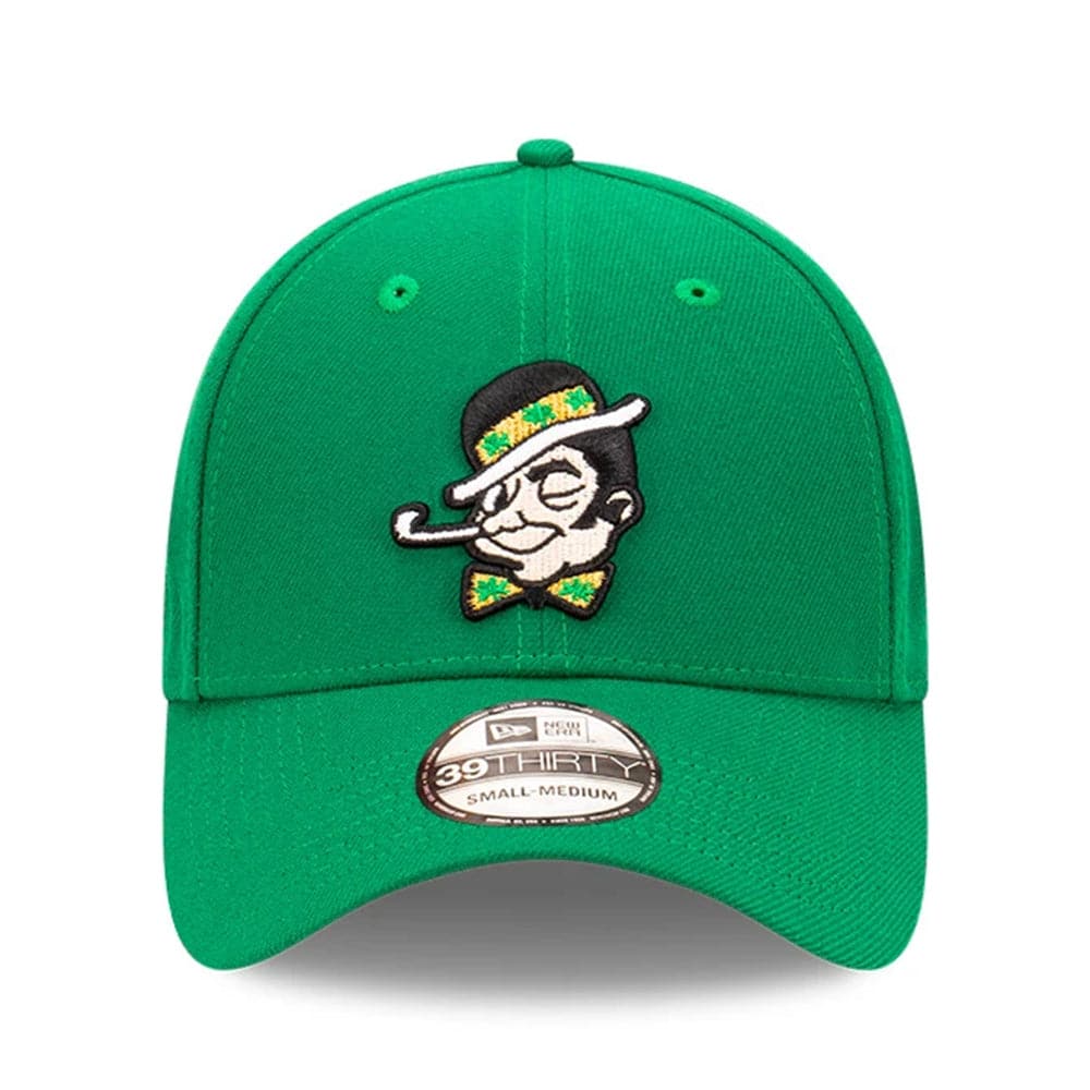 New Era Caps Boston Celtics New Era NBA Dissected Logo 39THIRTY Flex Fit Curve Hat - Green