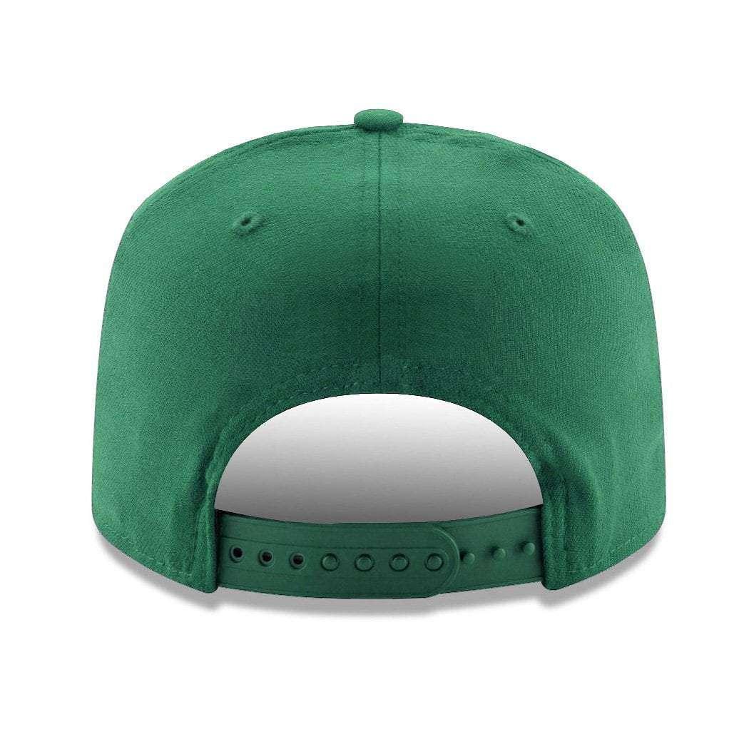 New Era Caps Boston Celtics New Era NBA Team Stretch-Snap 9FIFTY Curved Snapback Hat - Green