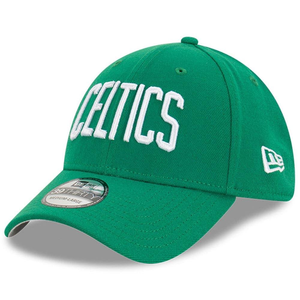 New Era Caps Boston Celtics New Era NBA Wordmark 39THIRTY Stretch Fit Hat - Green
