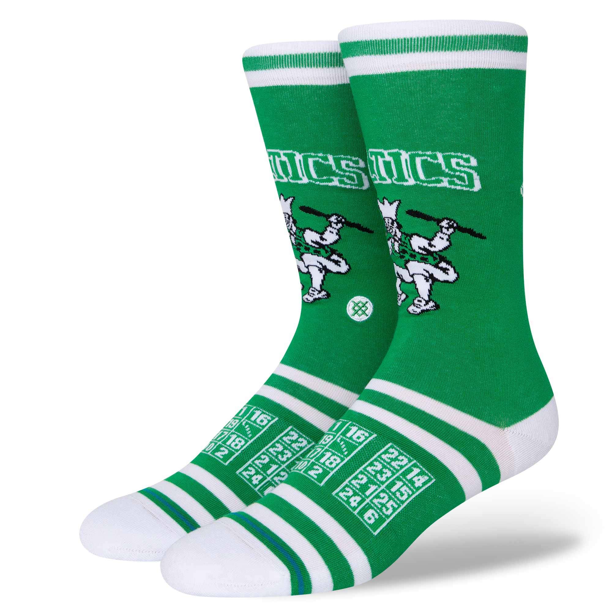 Stance Socks Large (9-12 US) Boston Celtics Stance NBA 21-22 City Edition Crew Socks - Green