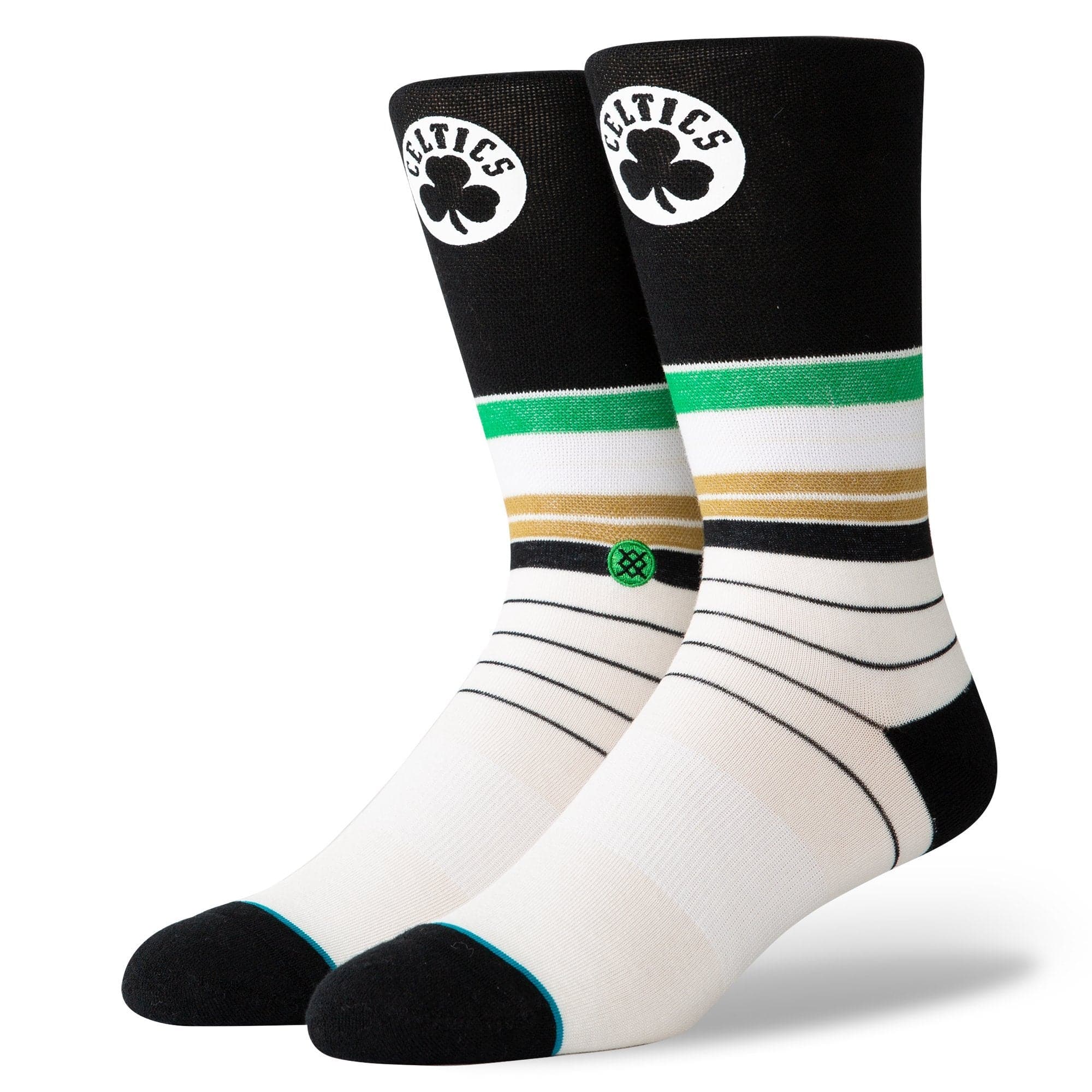 Stance Socks Boston Celtics Stance NBA Baseline Crew Socks - Black