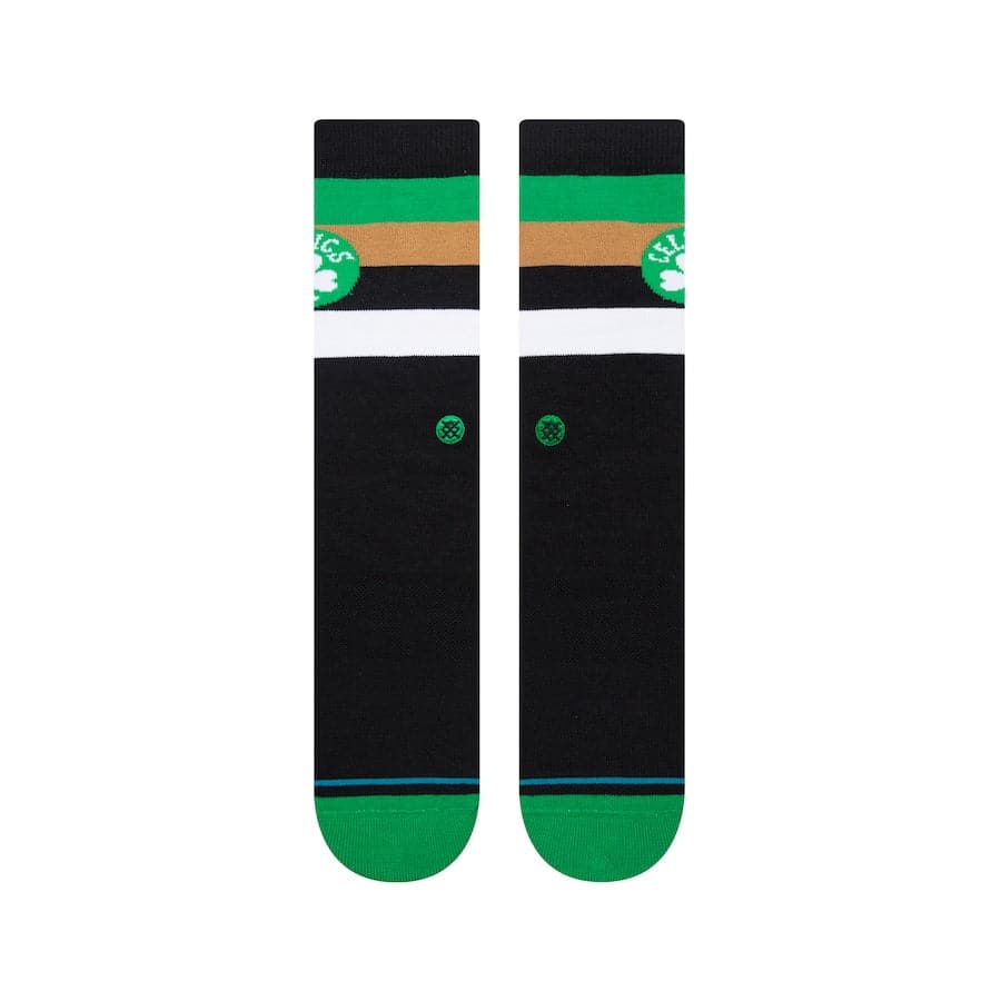 Stance Socks Large (9-12 US) Boston Celtics Stance NBA Stripe Crew Socks - Black