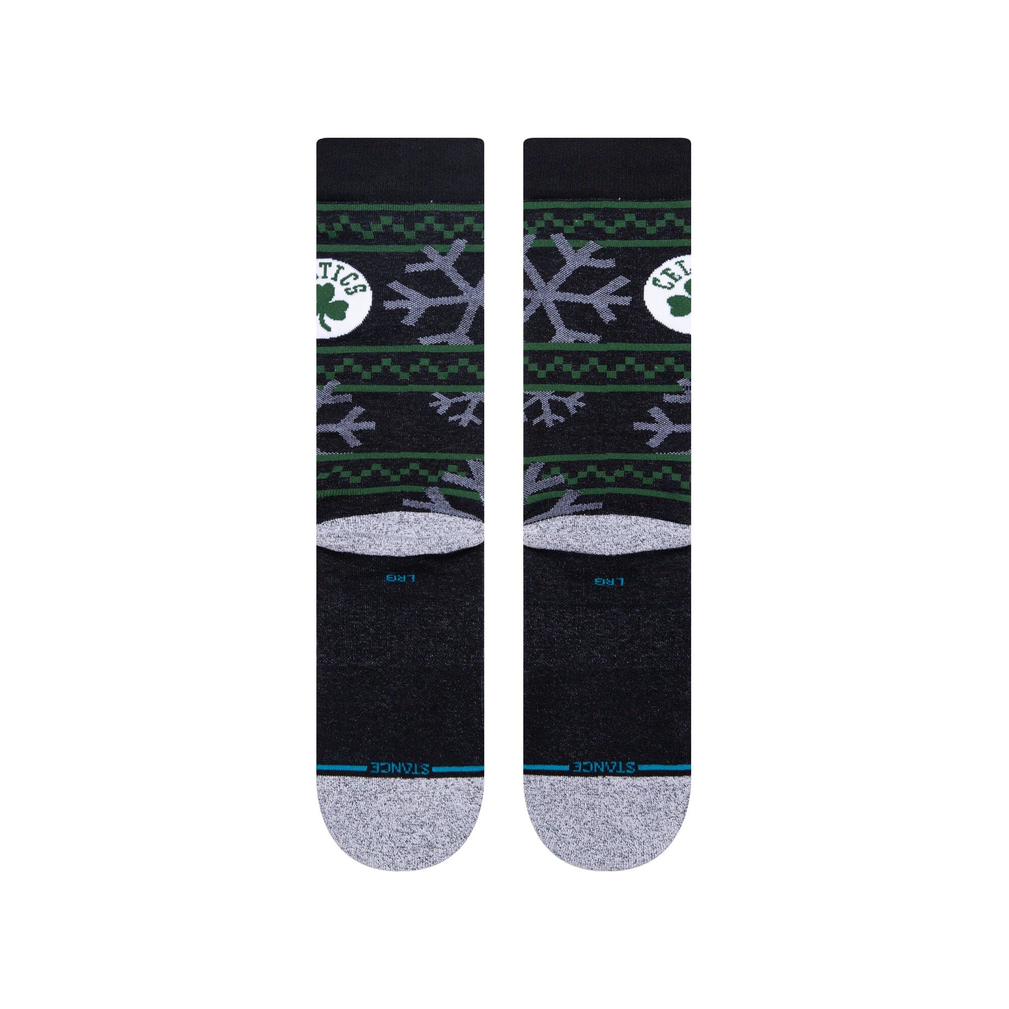Stance Socks Large (9-12 US) Boston Celtics Stance NBA Team Frosted Crew Socks - Black