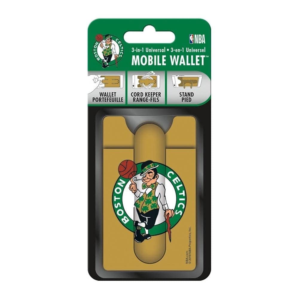 Trends International Accessories Boston Celtics Trends NBA 3 In 1 Universal Mobile Phone Wallet - Gold