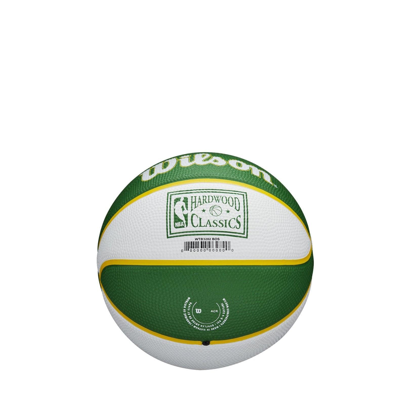 Wilson Sporting Goods Balls Boston Celtics Wilson NBA Team Retro Mini Outdoor Basketball Ball