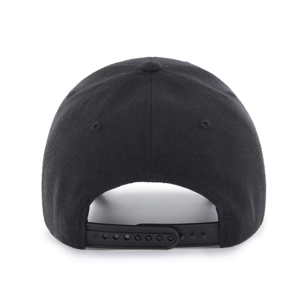 47 Brand Caps Boston Red Sox '47 MLB Black On Black MVP Snapback Curve Hat