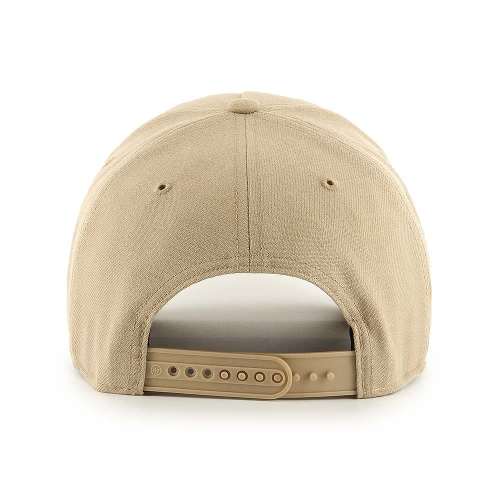 47 Brand Caps Boston Red Sox '47 MLB Black & White MVP DT Snapback Hat - Khaki