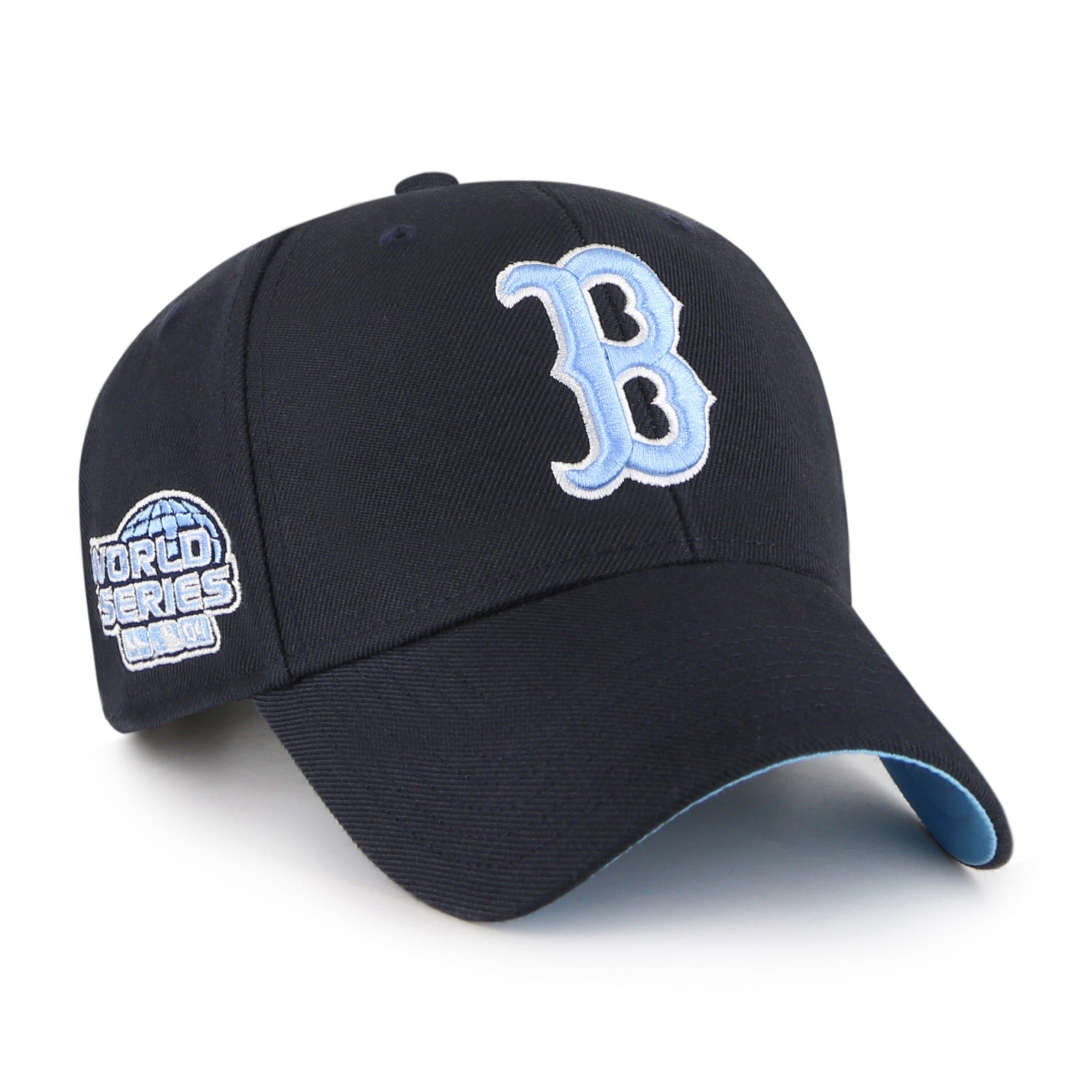 47 Brand Caps Boston Red Sox '47 MLB Blue World Series Patch MVP Snapback Hat - Navy