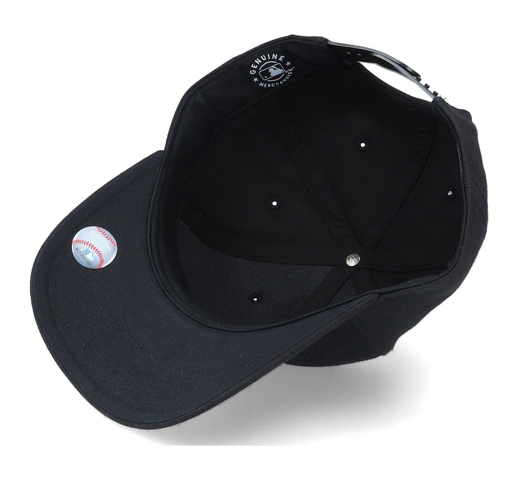 47 Brand Caps Boston Red Sox '47 MLB Metallic Cold Zone MVP DP Pre-Curved Snapback Hat - Black
