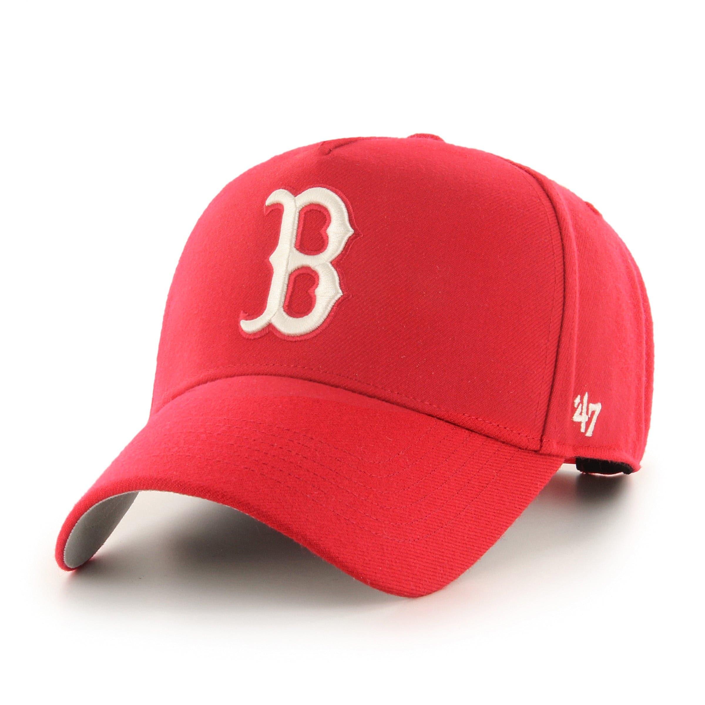 47 Brand Caps Boston Red Sox '47 MLB Natural MVP DT Snapback Hat - Red