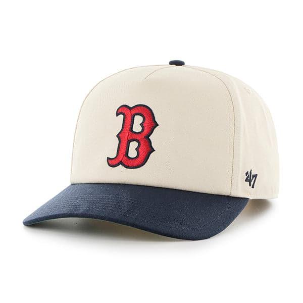 47 Brand Caps Boston Red Sox '47 MLB Team 2T Nantasket Pre-Curved Snapback Hat - Natural