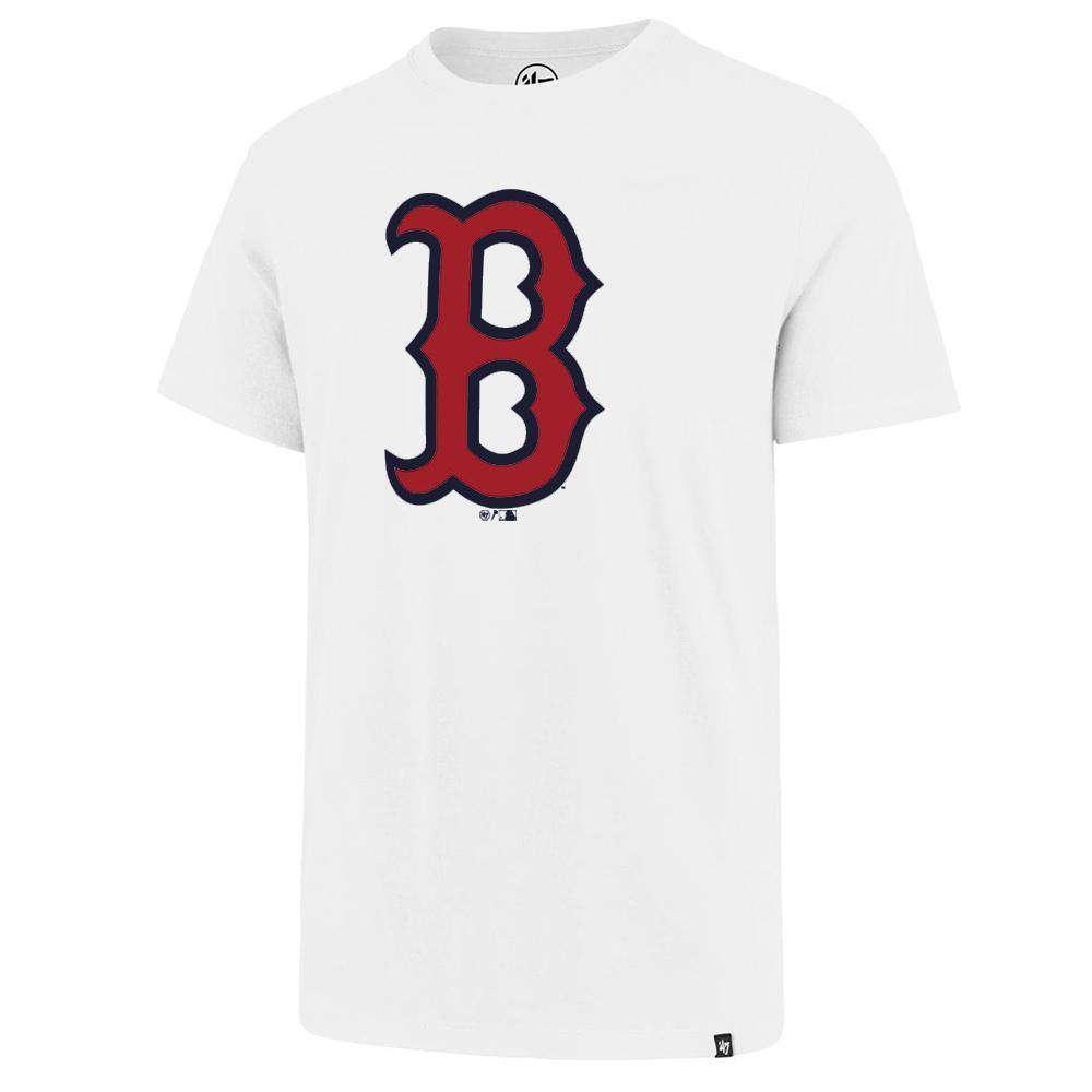 47 Brand T-Shirts Boston Red Sox '47 MLB Team Logo Imprint Splitter T-Shirt - White