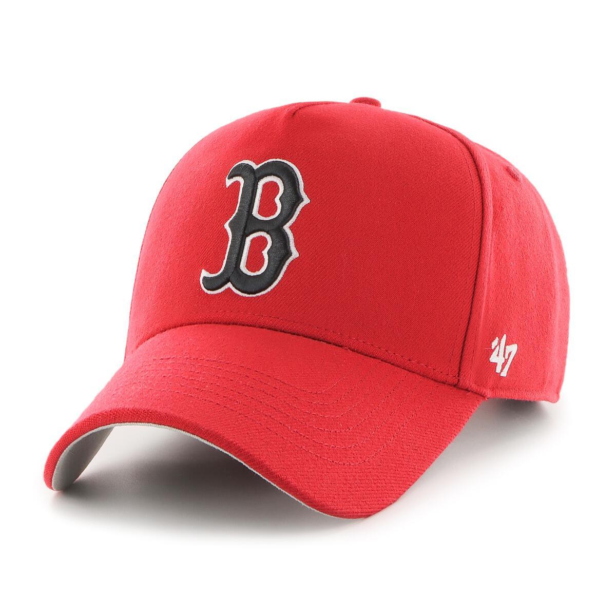47 Brand Caps Boston Red Sox ‘47 MLB Team MVP DT Pinch Curve Snapback Hat - Red