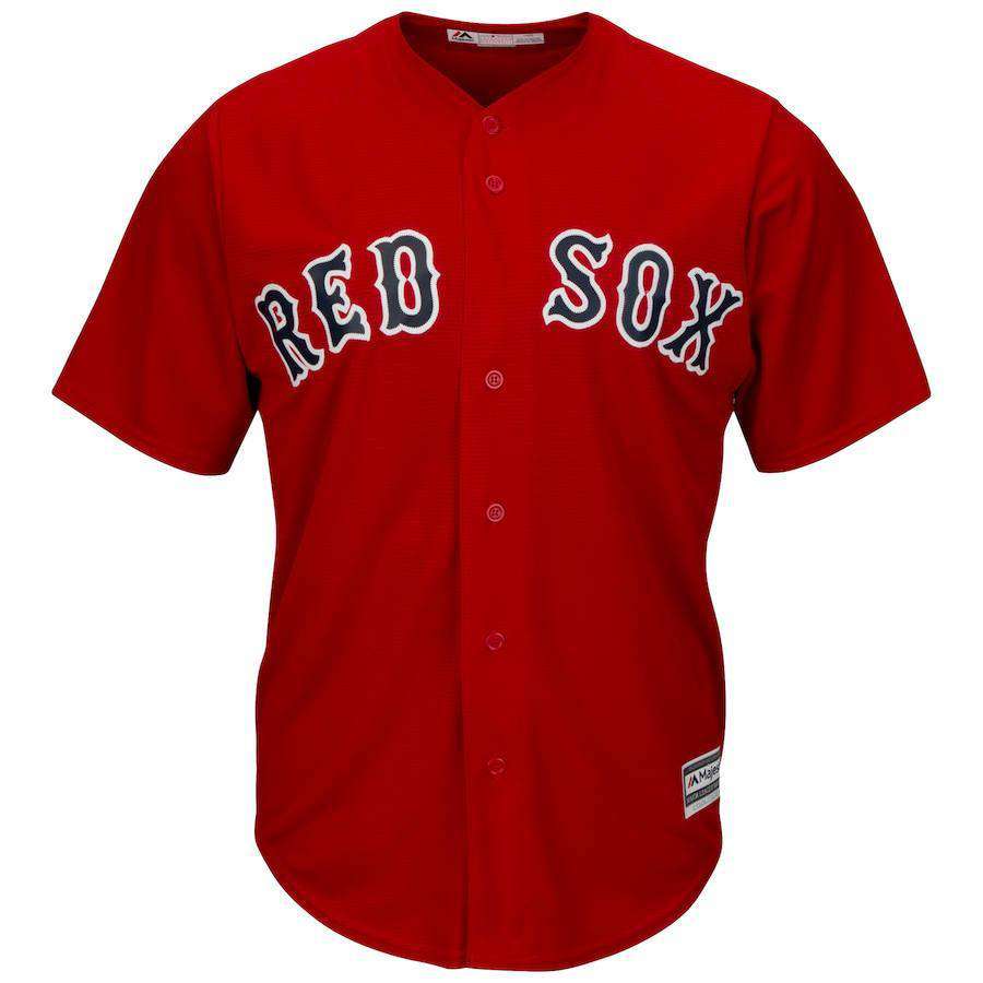 Majestic Athletic Jerseys Boston Red Sox Majestic MLB AC Cool Base Replica Jersey - Red