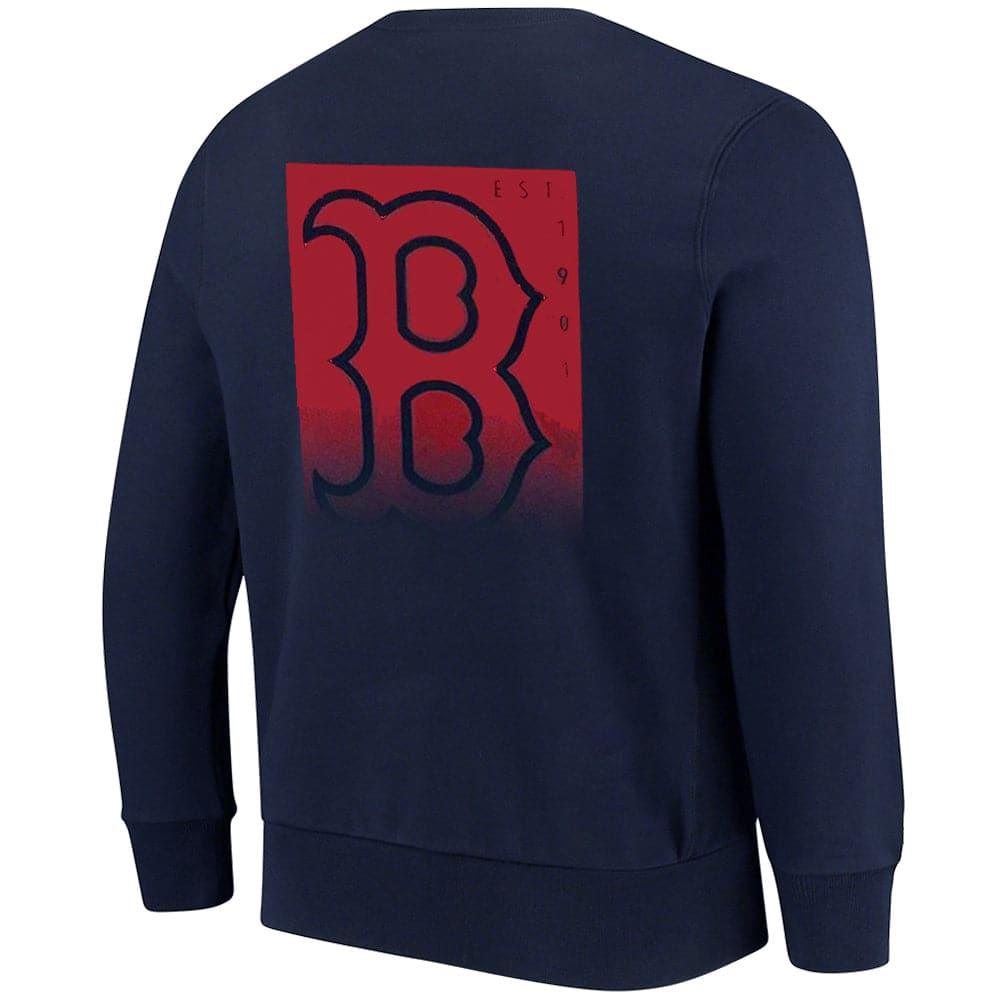 Majestic Athletic Jumpers Boston Red Sox Majestic MLB Pattison Crew Jumper - Navy