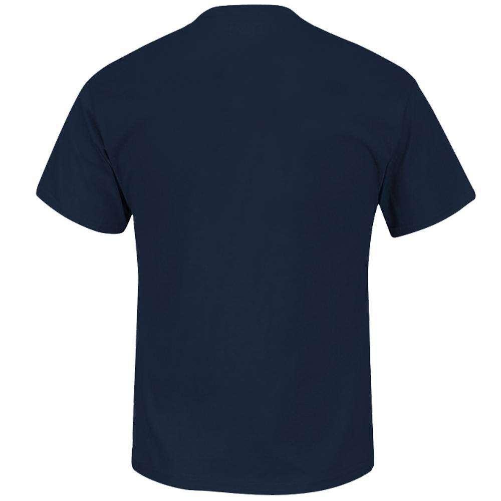 Majestic Athletic T-Shirts Boston Red Sox Majestic MLB Precision Play T-Shirt - Navy