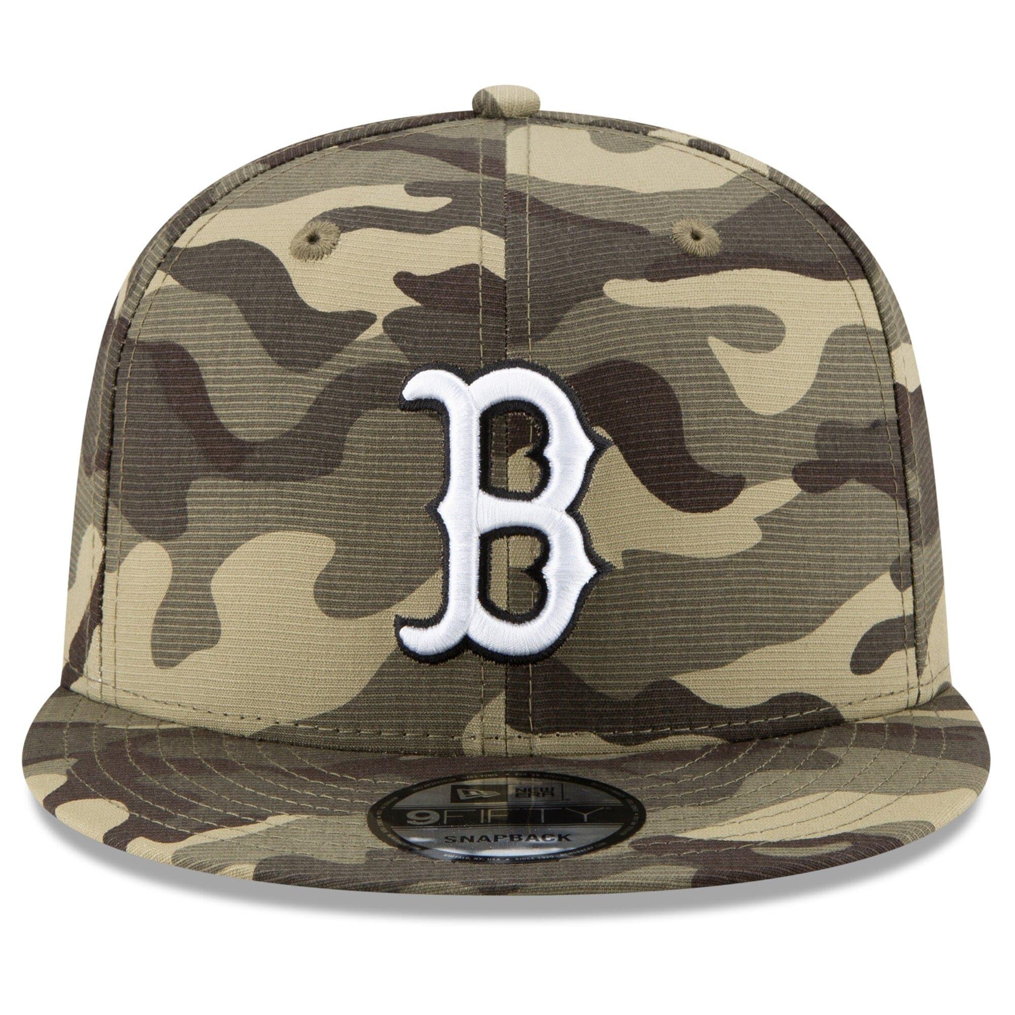 New Era Caps Boston Red Sox New Era MLB 2021 Armed Forces 9FIFTY Snapback Hat - Camo