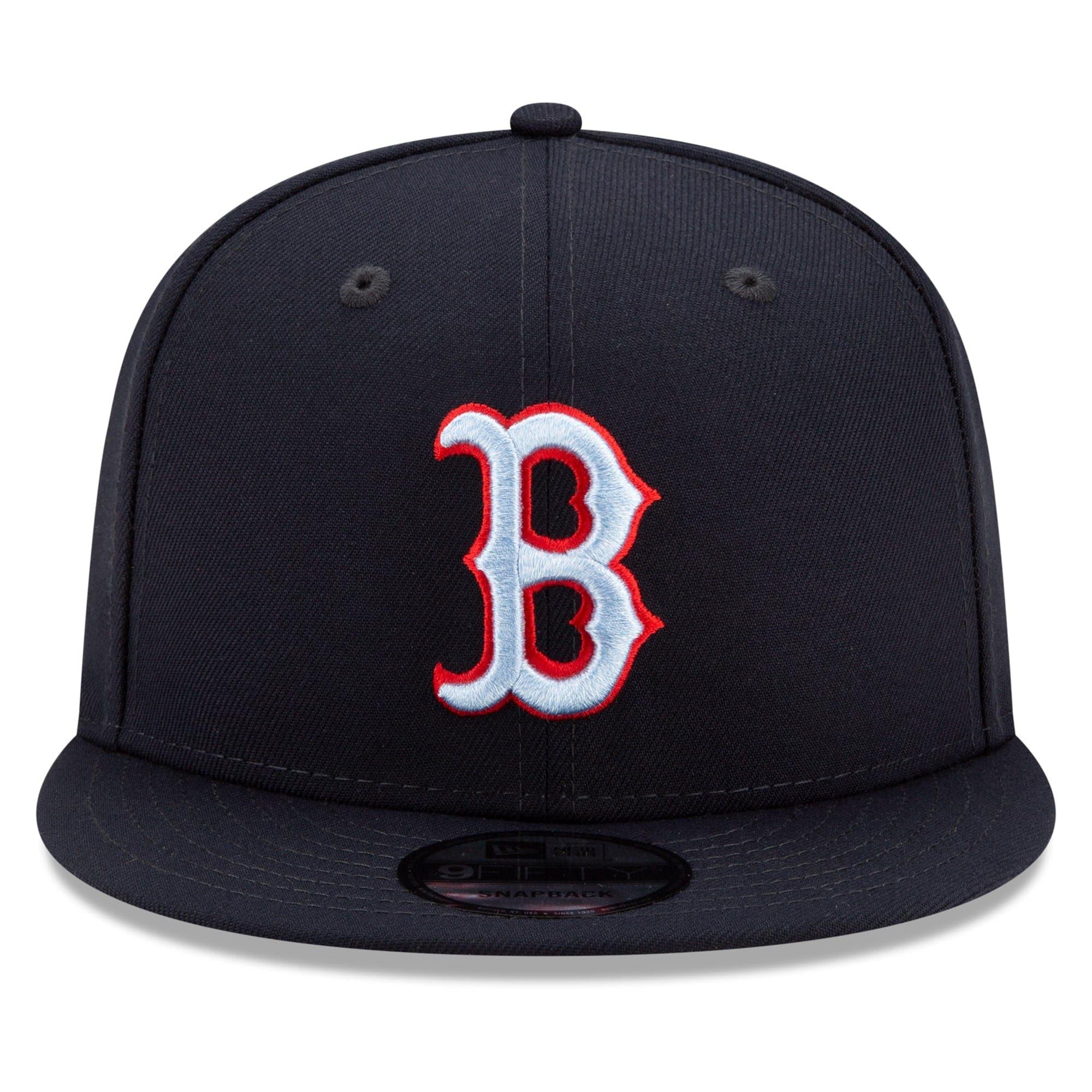 New Era Caps Boston Red Sox New Era MLB 2021 Fathers Day 9FIFTY Snapback Hat - Navy