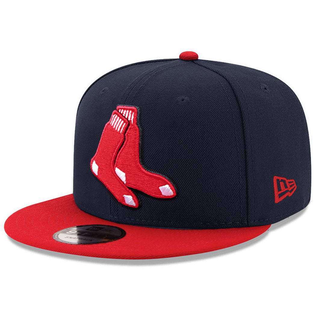 New Era Caps Boston Red Sox New Era MLB Alt Logo 9FIFTY Snapback Hat - Navy