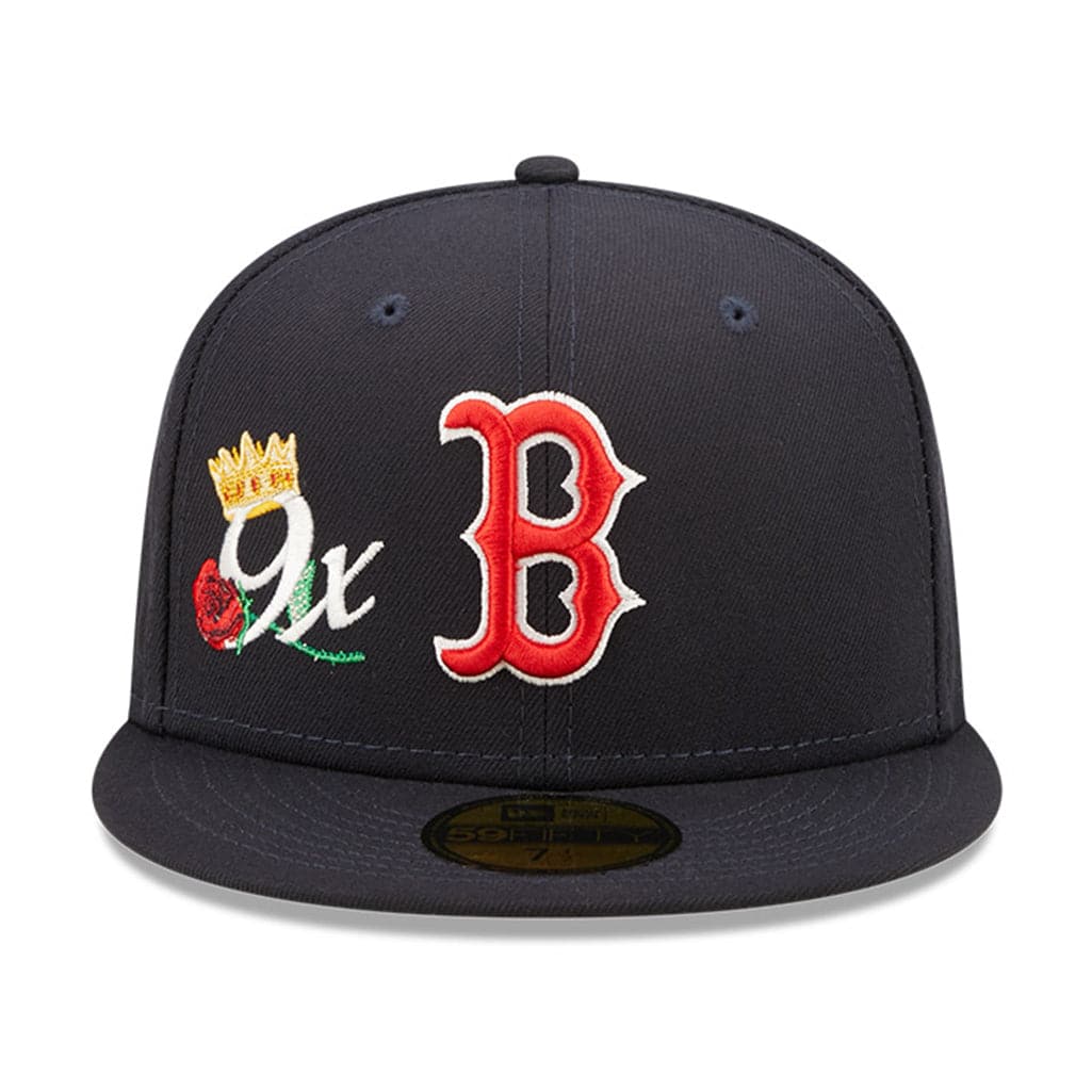 New Era Caps Boston Red Sox New Era MLB Crown Champs 59FIFTY Fitted Hat - Navy