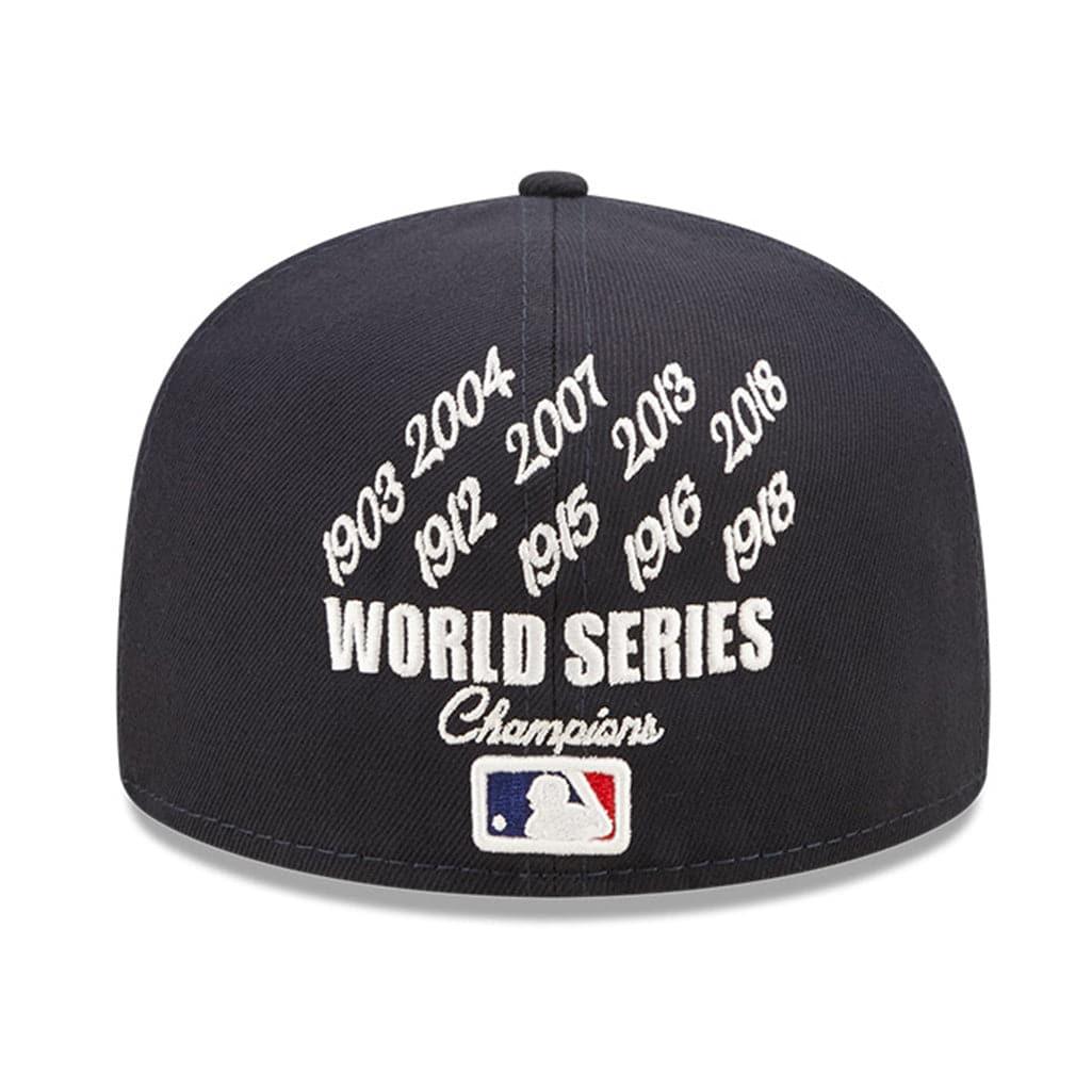 New Era Caps Boston Red Sox New Era MLB Crown Champs 59FIFTY Fitted Hat - Navy