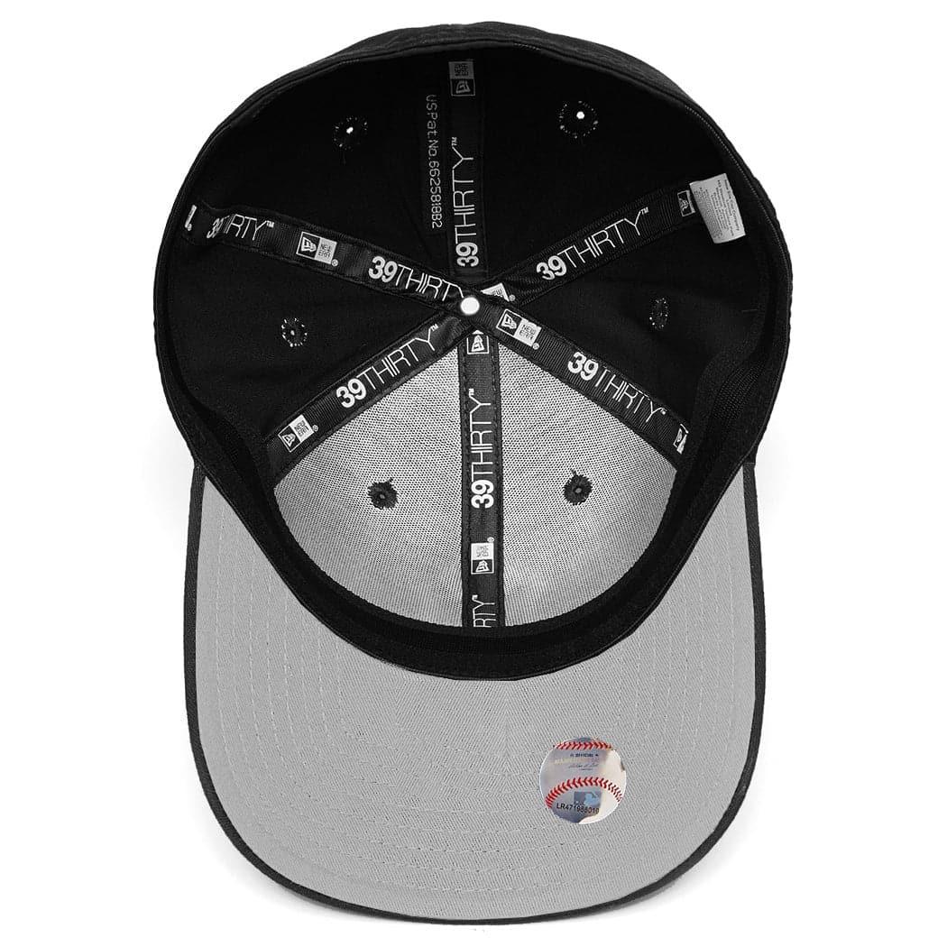 New Era Caps Boston Red Sox New Era MLB Gold Special 39THIRTY Curve Hat - Black