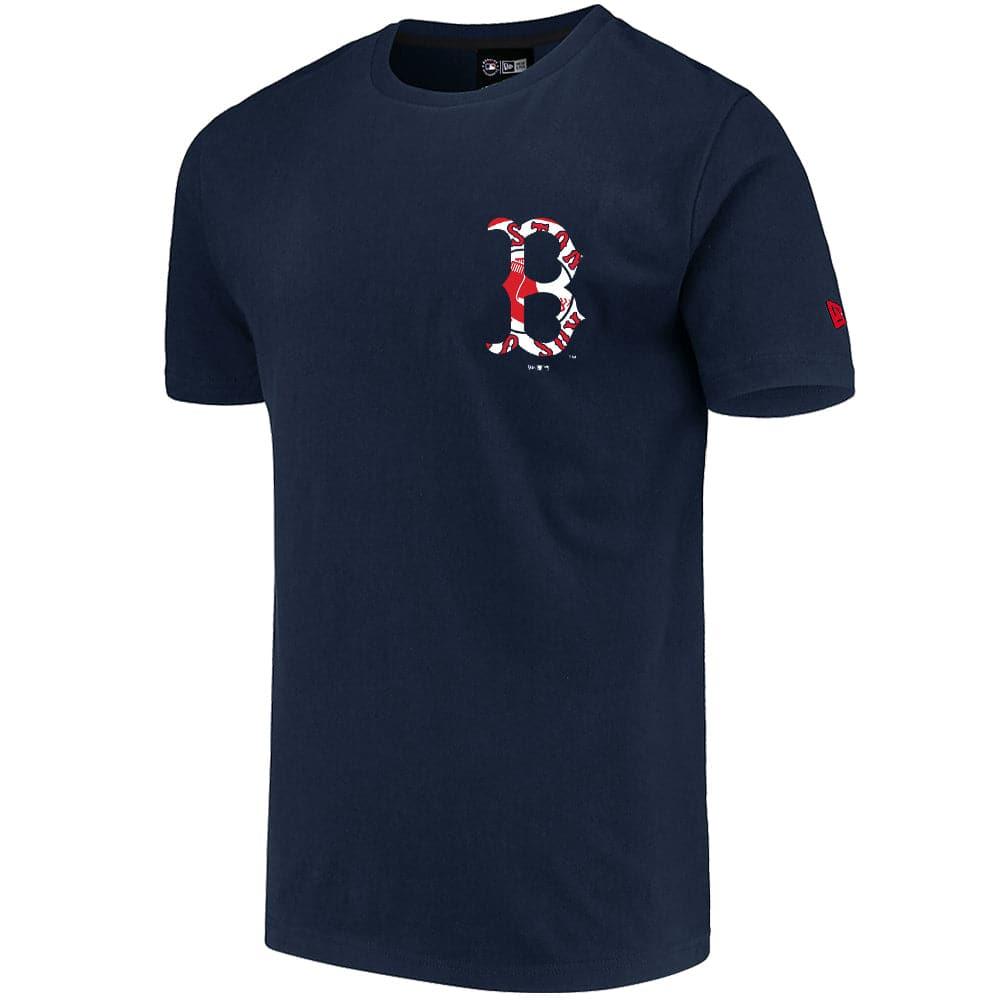 New Era T-Shirts Boston Red Sox New Era MLB Logo Infill T-Shirt - Navy