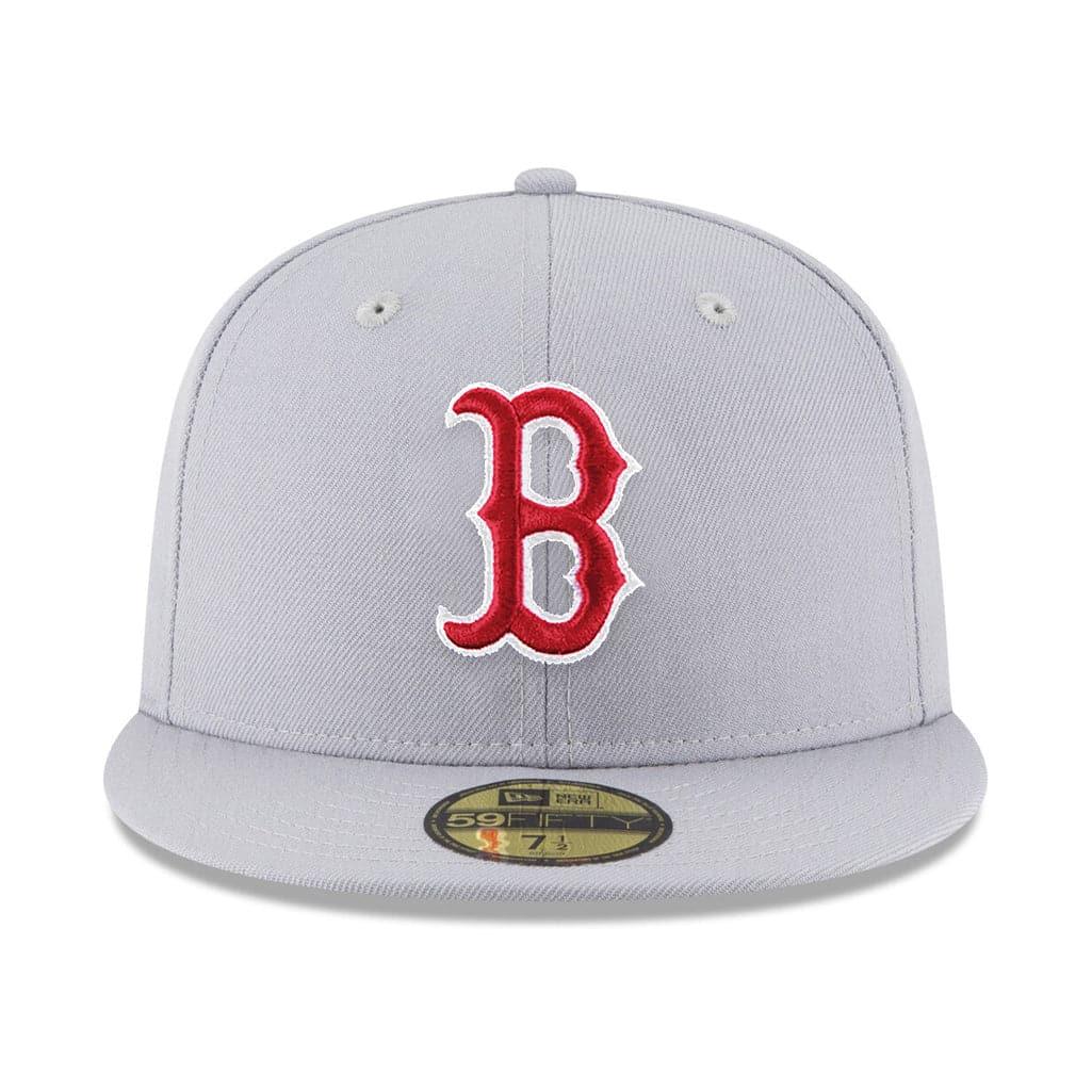New Era Caps Boston Red Sox New Era MLB Team 59FIFTY Fitted Hat - Grey