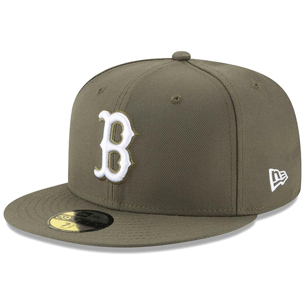 New Era Caps Boston Red Sox New Era MLB Team 59FIFTY Fitted Hat - Olive