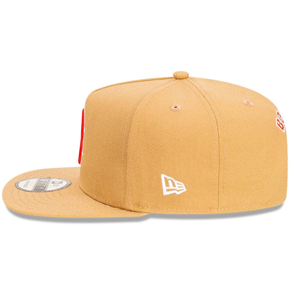 New Era Caps Boston Red Sox New Era MLB Team 9FIFTY A-Frame Snapback Hat - Khaki