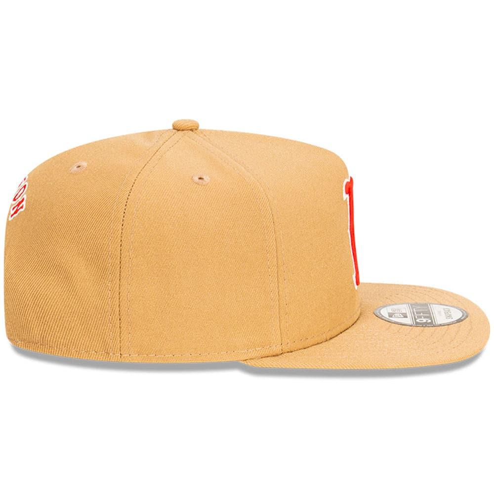 New Era Caps Boston Red Sox New Era MLB Team 9FIFTY A-Frame Snapback Hat - Khaki