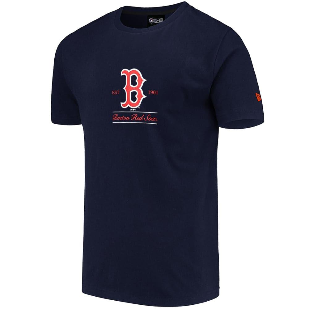 New Era T-Shirts Boston Red Sox New Era MLB Team Center Emblem T-Shirt - Navy
