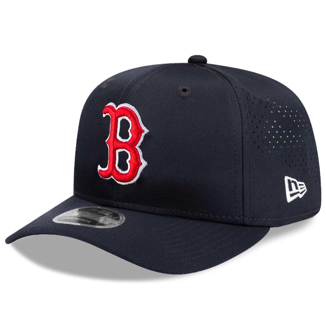 New Era Caps Boston Red Sox New Era MLB Team Prolight Pre-Curved 9FIFTY Snapback Hat - Navy