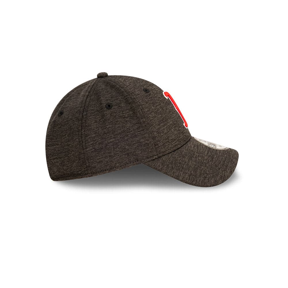 New Era Caps Boston Red Sox New Era MLB Team Shadow Tech 9FORTY Cloth Strap Hat - Graphite