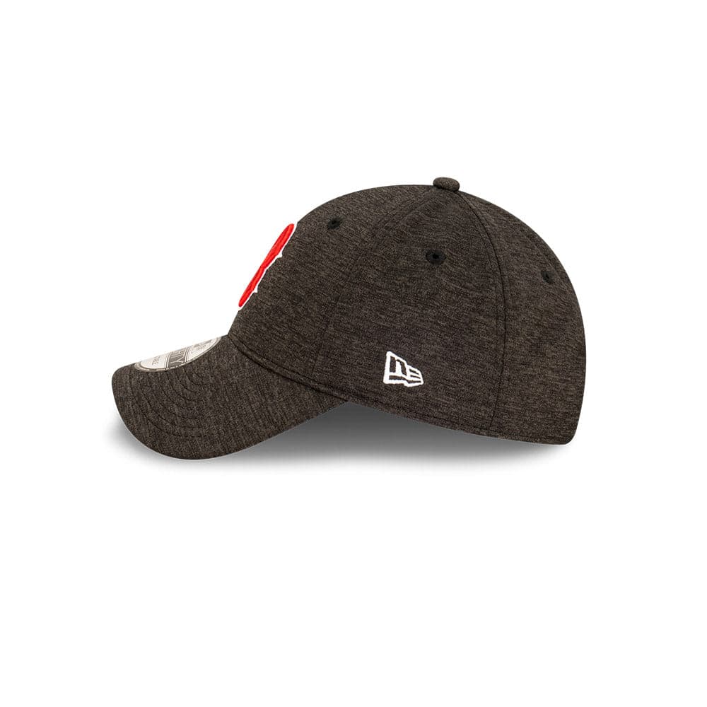 New Era Caps Boston Red Sox New Era MLB Team Shadow Tech 9FORTY Cloth Strap Hat - Graphite