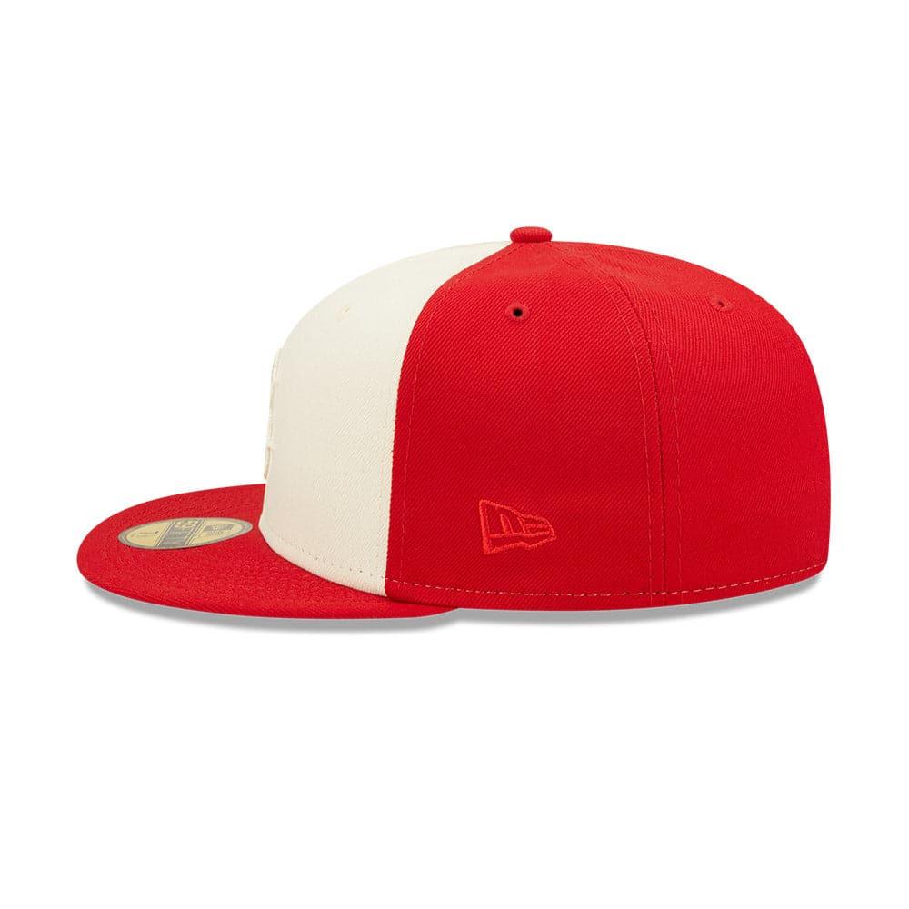 New Era Caps Boston Red Sox New Era MLB Tonal 2-Tone 59FIFTY Fitted Hat  - Red