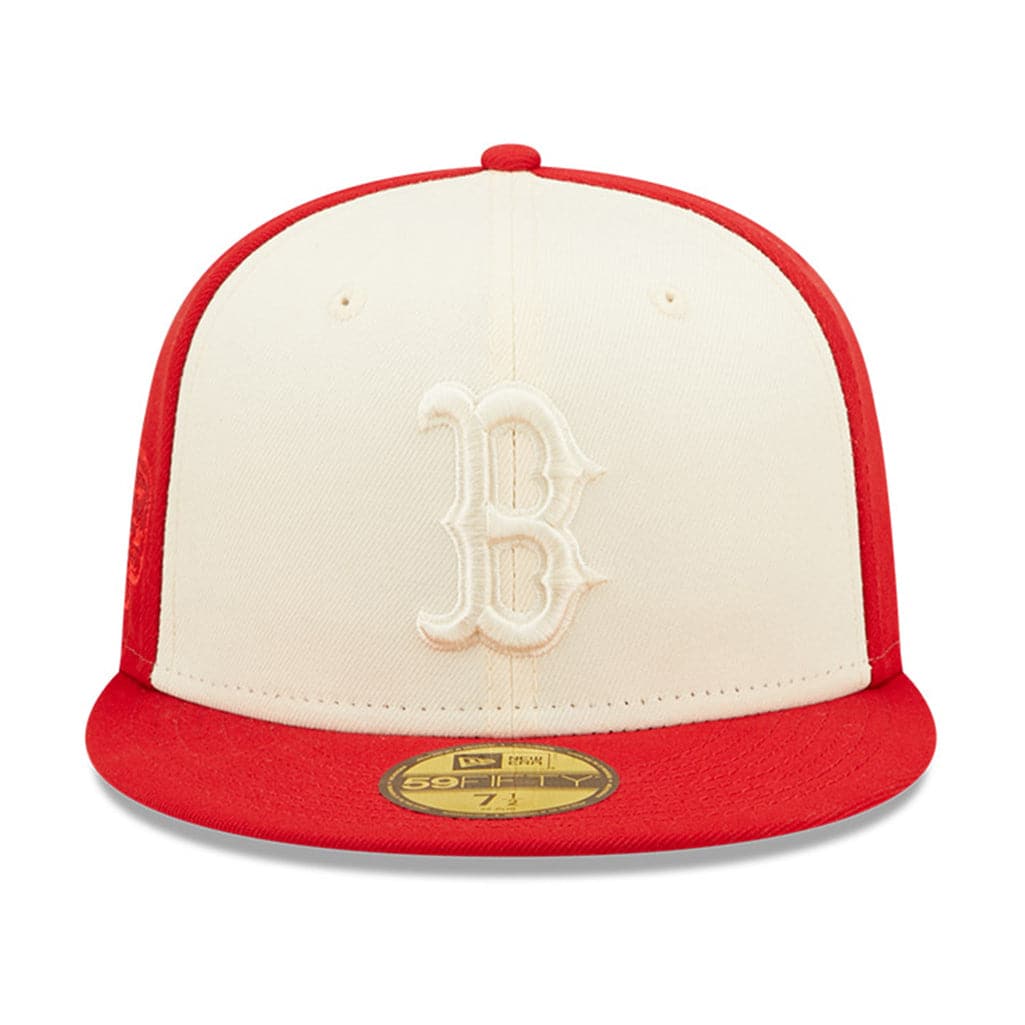 New Era Caps Boston Red Sox New Era MLB Tonal 2-Tone 59FIFTY Fitted Hat  - Red