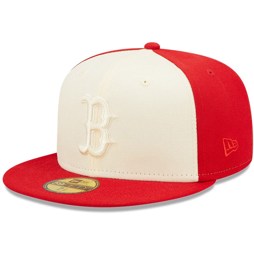 New Era Caps Boston Red Sox New Era MLB Tonal 2-Tone 59FIFTY Fitted Hat  - Red