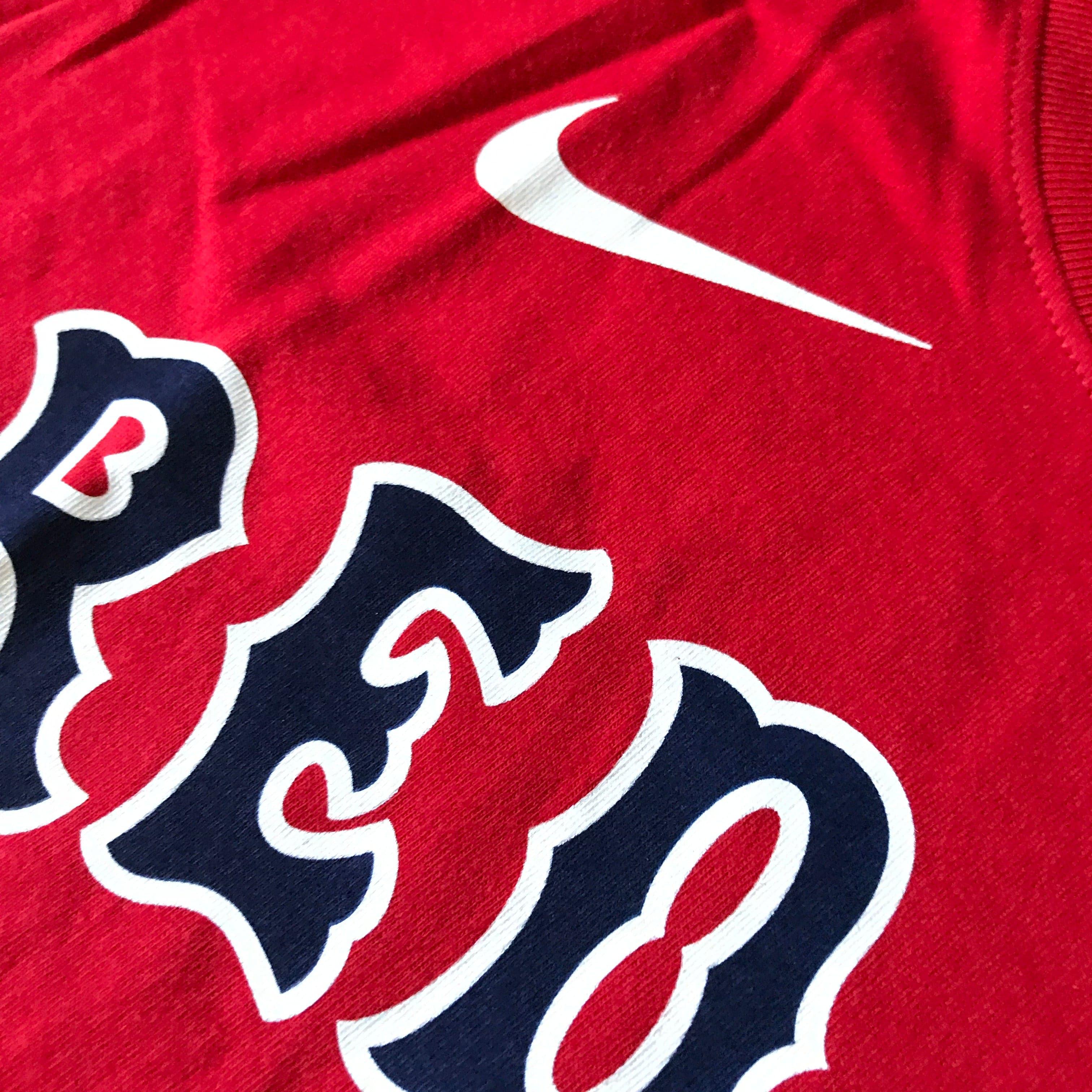 Nike T-Shirts Boston Red Sox Nike MLB Wordmark T-Shirt - Red